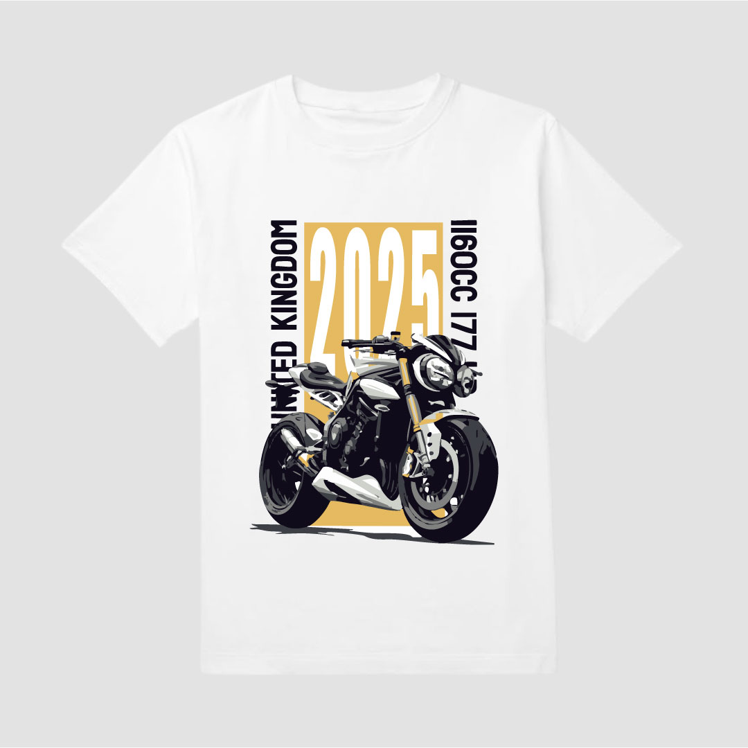 Vintage Bike T-Shirt Retro Motorcycle Rider