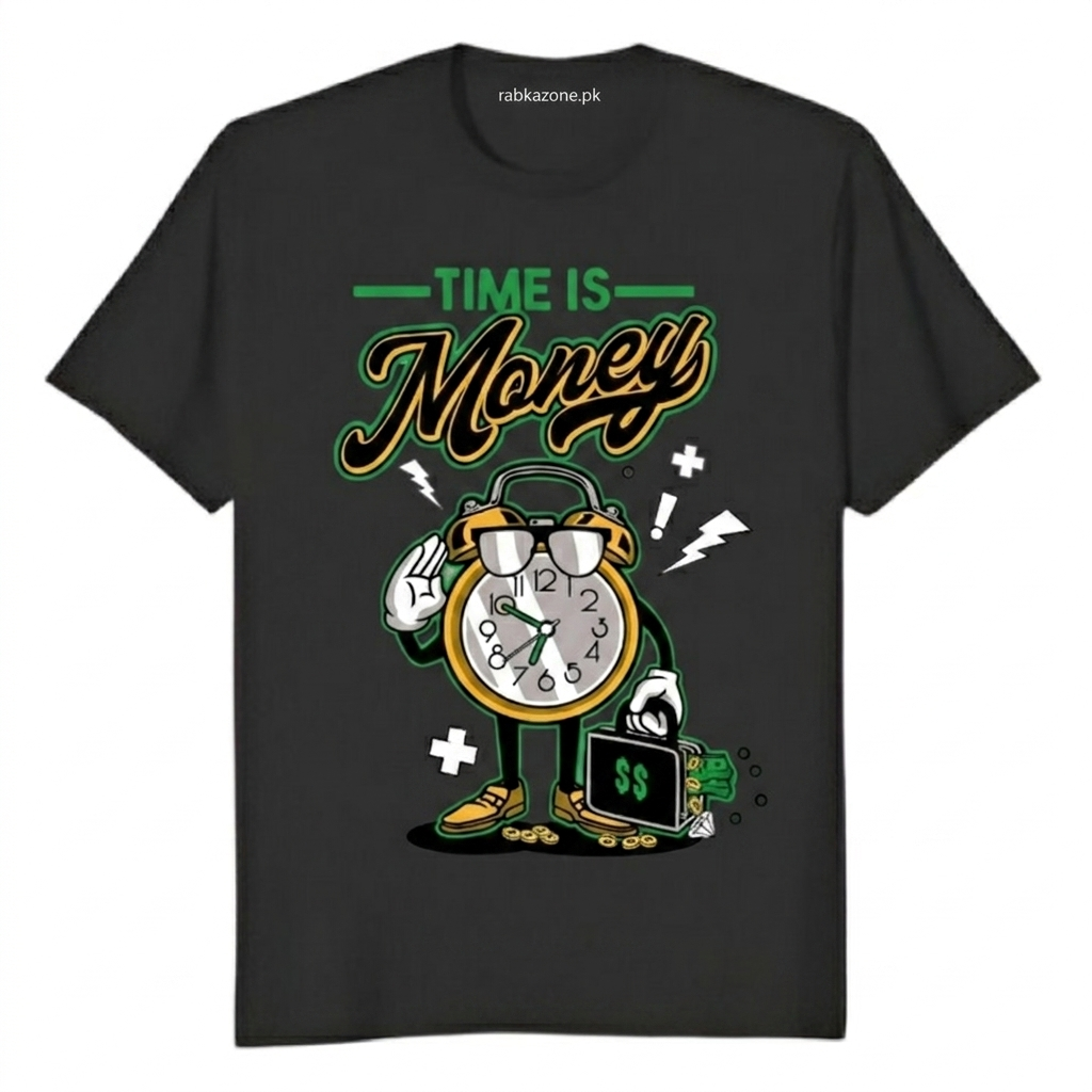 Time In Monday Watch Colorfull T-Shirt
